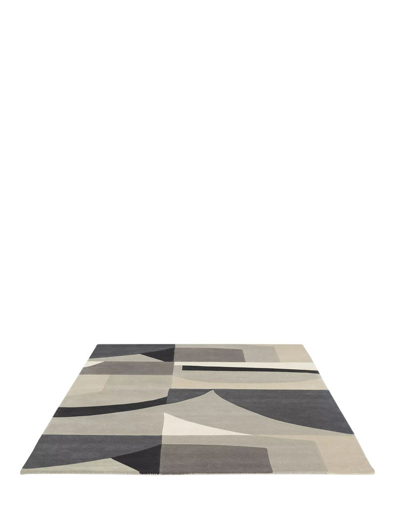 Harlequin geometric pure wool rug in multi colors, UK version