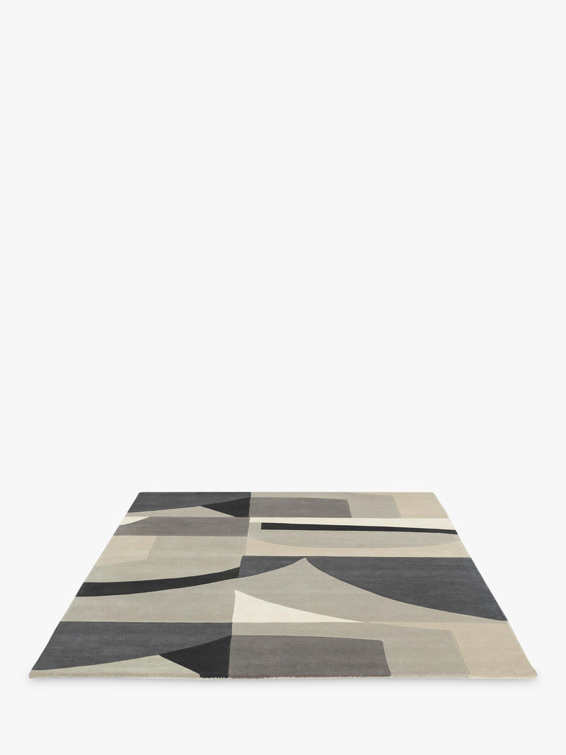 Harlequin geometric pure wool rug in multi colors, UK version