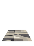 Harlequin geometric pure wool rug in multi colors, UK version