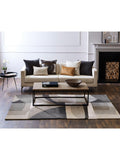 Harlequin geometric pure wool rug in multi colors, UK version