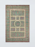 Gooch Luxus Khotan Wollteppich rosa hellblau, UK-Version