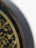 Libra Interiors wall clock with gold tree silhouette 80cm - British product