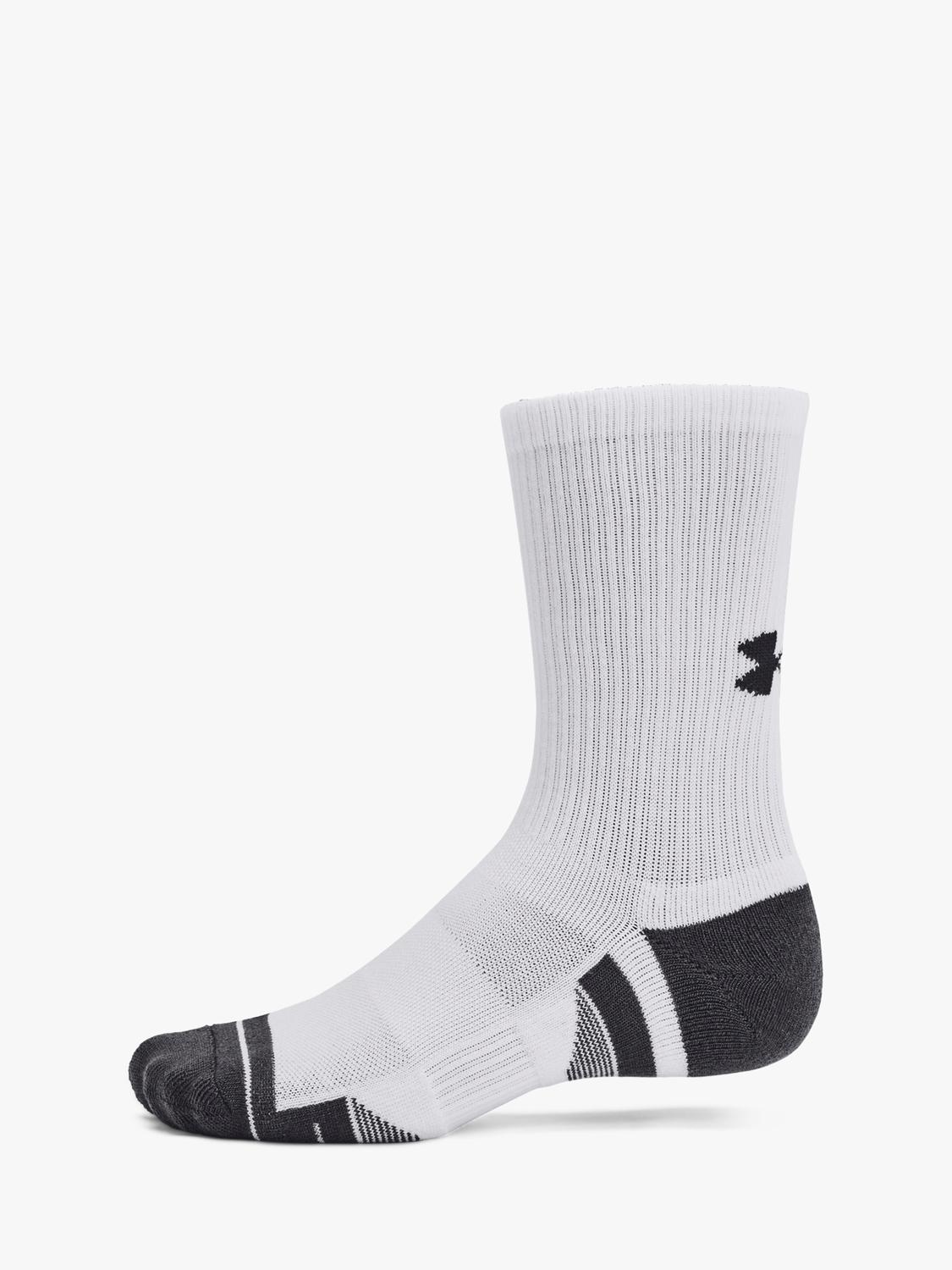Under Armour trainer socks White/Jet Grey 3 pack - British product