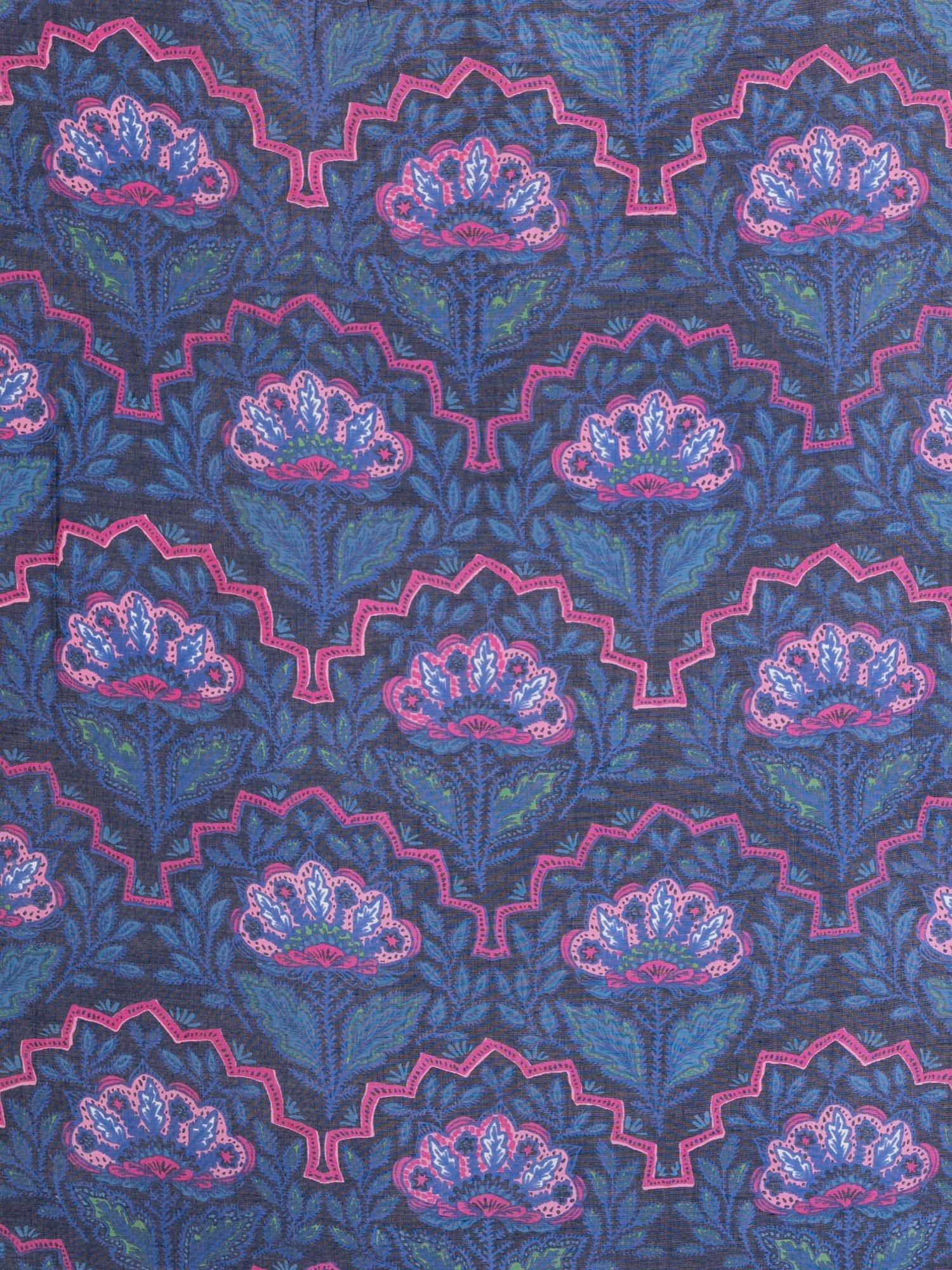 chesca Mosaic Floral scarf in viscose (British brand)