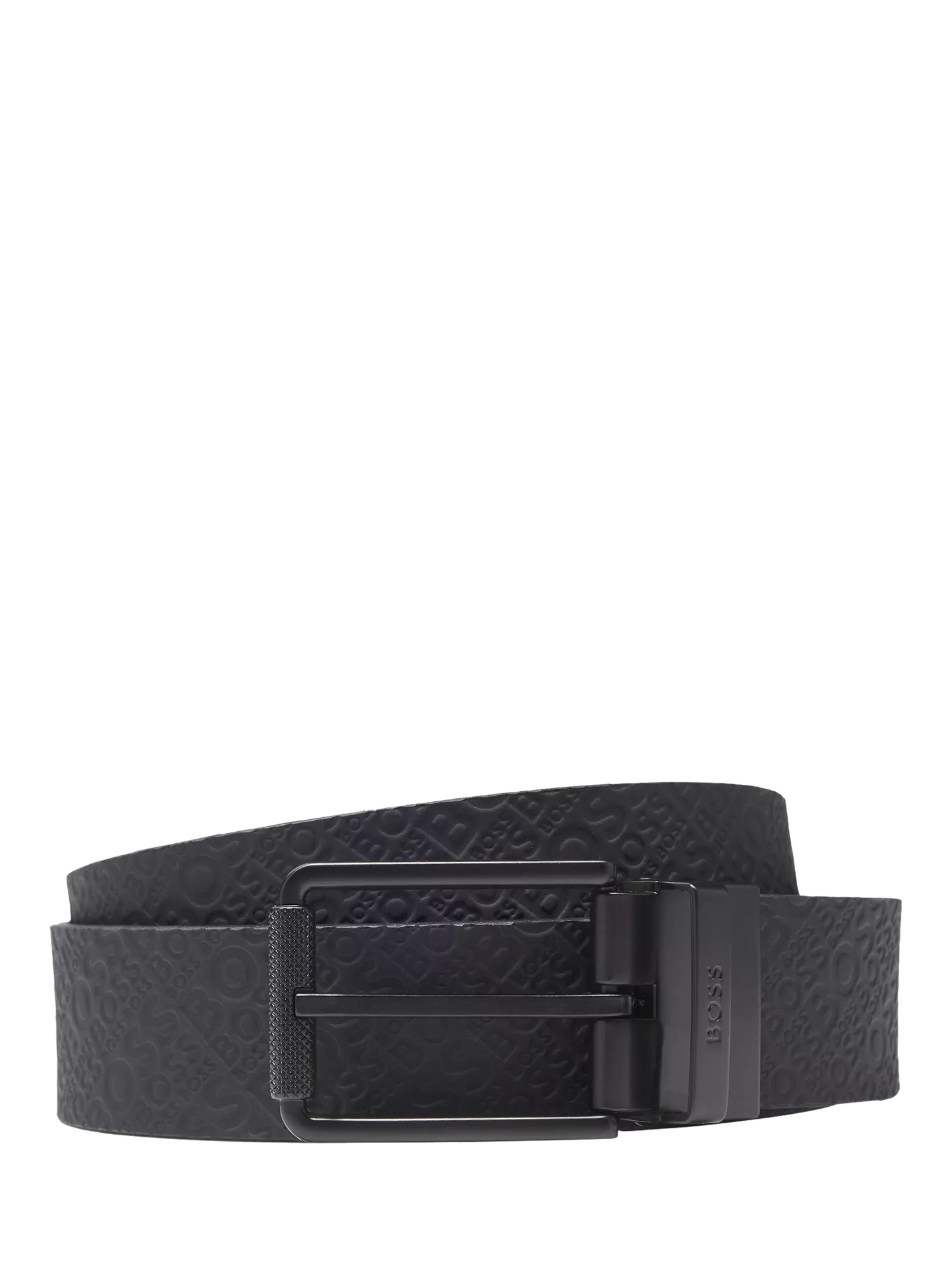 BOSS black leather belt - British product