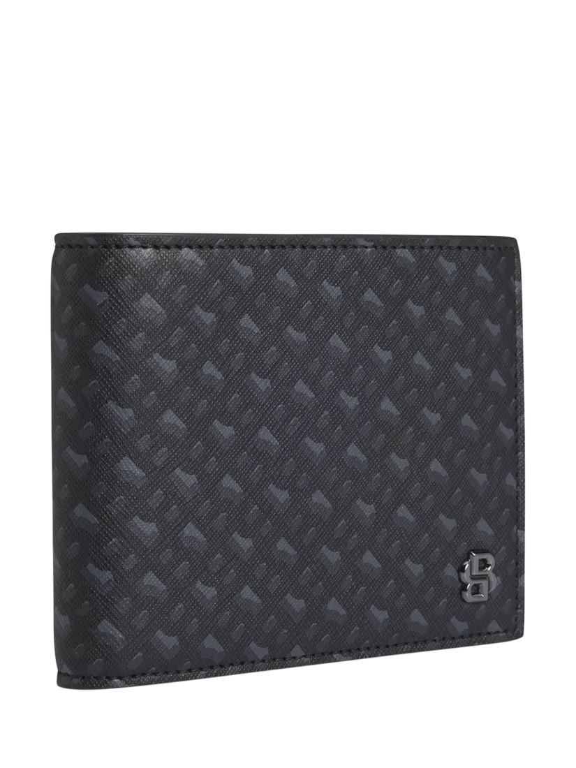 BOSS B Icon leather wallet black from HUGO BOSS, UK version
