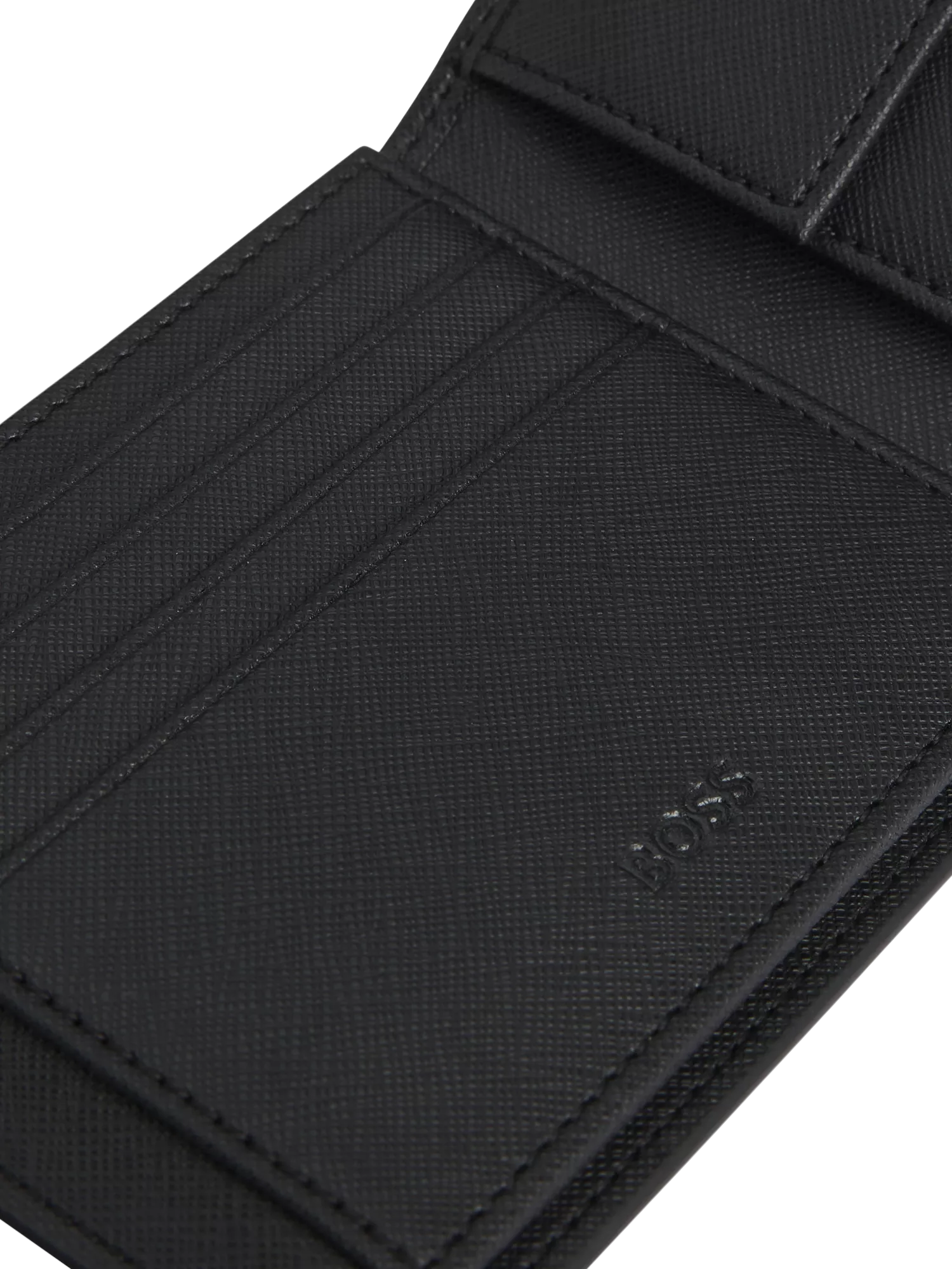 BOSS B Icon leather wallet black from HUGO BOSS, UK version