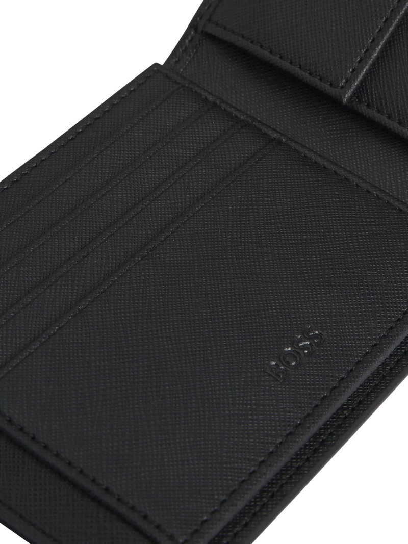 BOSS B Icon leather wallet black from HUGO BOSS, UK version