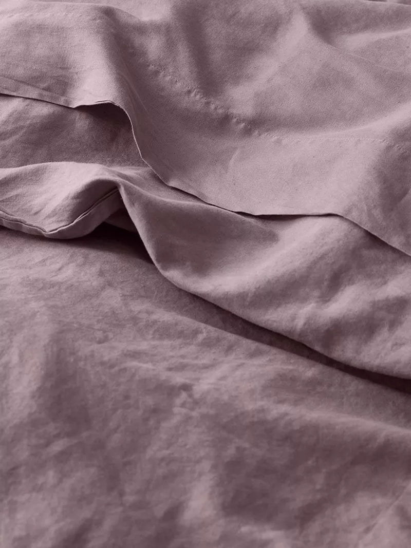 Piglet in Bed Leinenmischungs-Tagesdecke Einzelbett, importiert aus dem Vereinigten Königreich