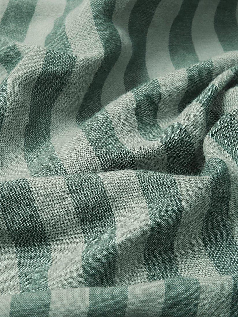 Piglet in Bed Pembroke Stripe fitted sheet, imported from the UK