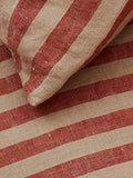 Piglet in Bed Pembroke Stripe Linen Blend Fitted Sheet