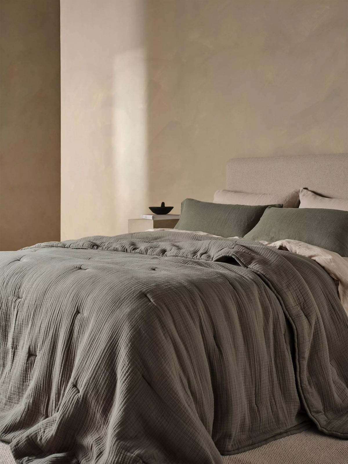 Bedfolk Dream Cotton Steppdecke Super King (Britische Marke)