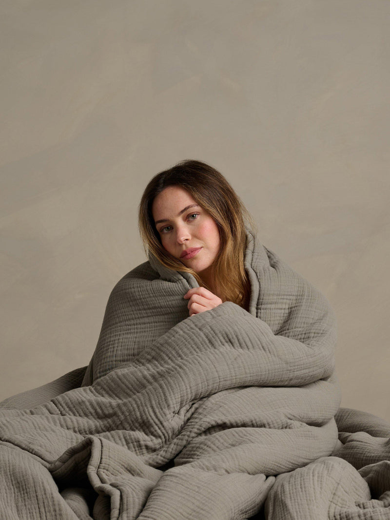Bedfolk Dream Cotton Steppdecke Super King (Britische Marke)