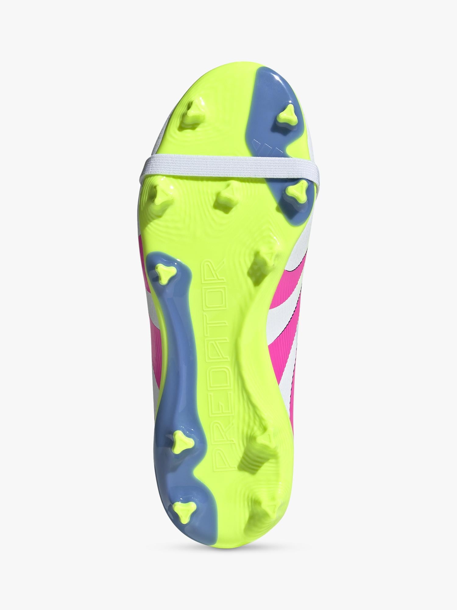adidas Kids' Predator League football boots White/Pink, UK version