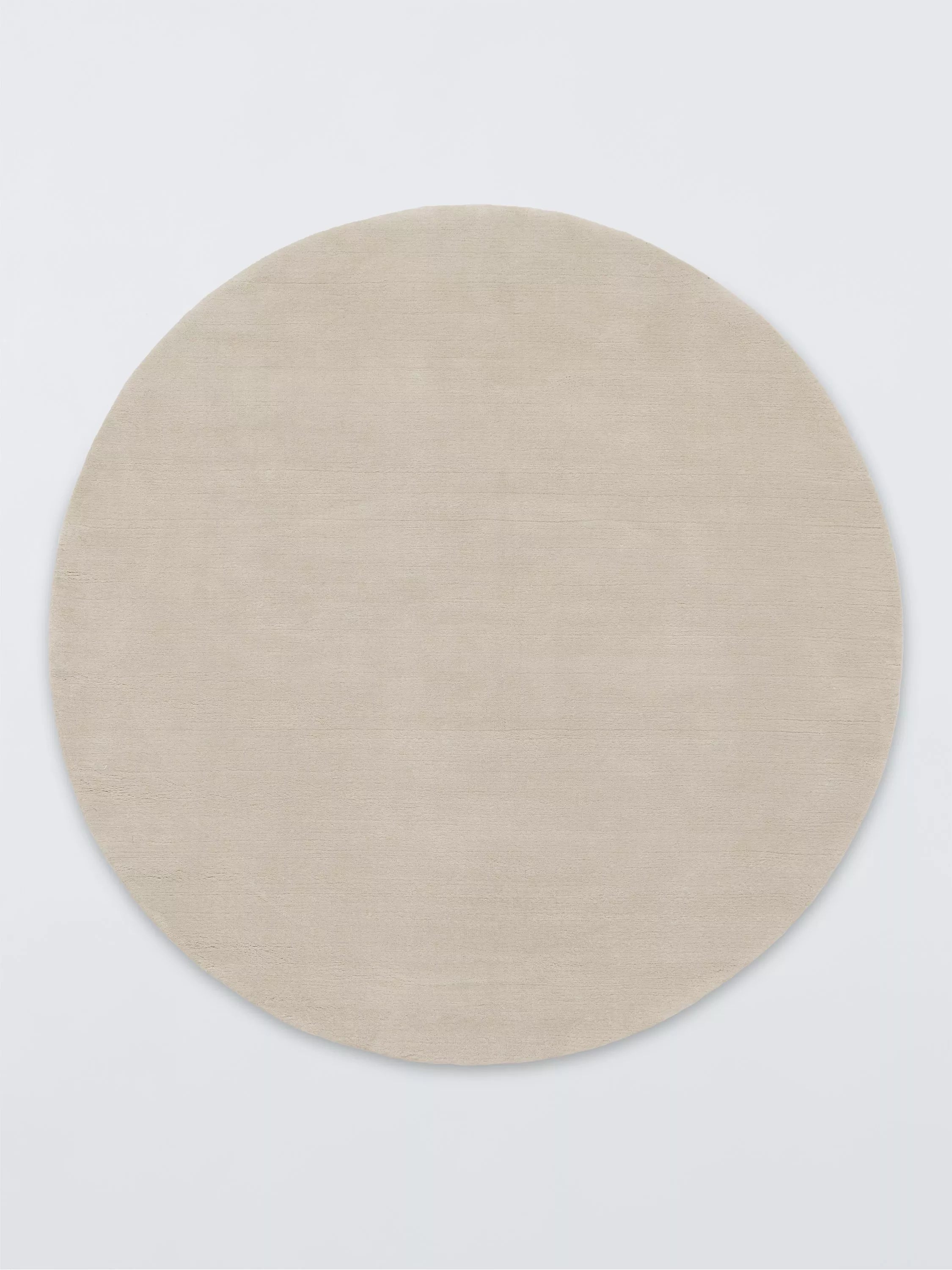 John Lewis Luxury Deep Pile Pure Wool Rug, Dia. 180cm