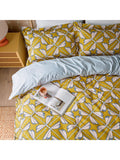 Scion Moon Flights duvet cover set double mustard, UK version