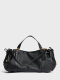 Gerard Darel 24H leather shoulder bag black, UK version