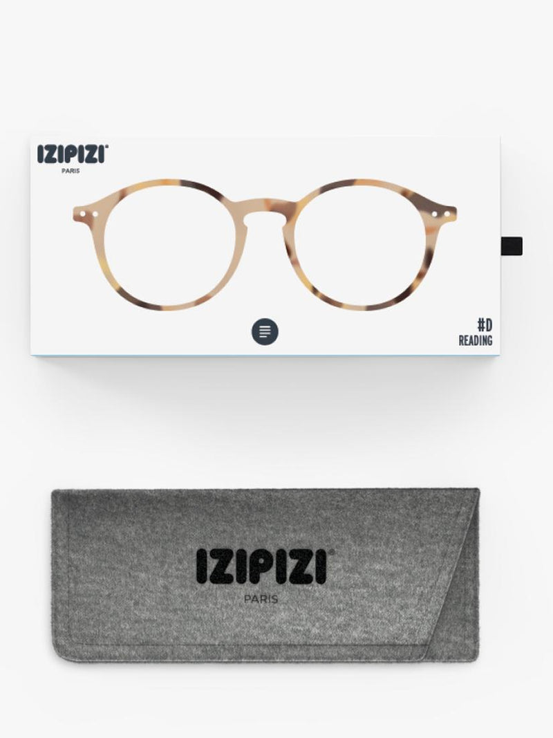 IZIPIZI light tortoise reading glasses for presbyopia, UK version