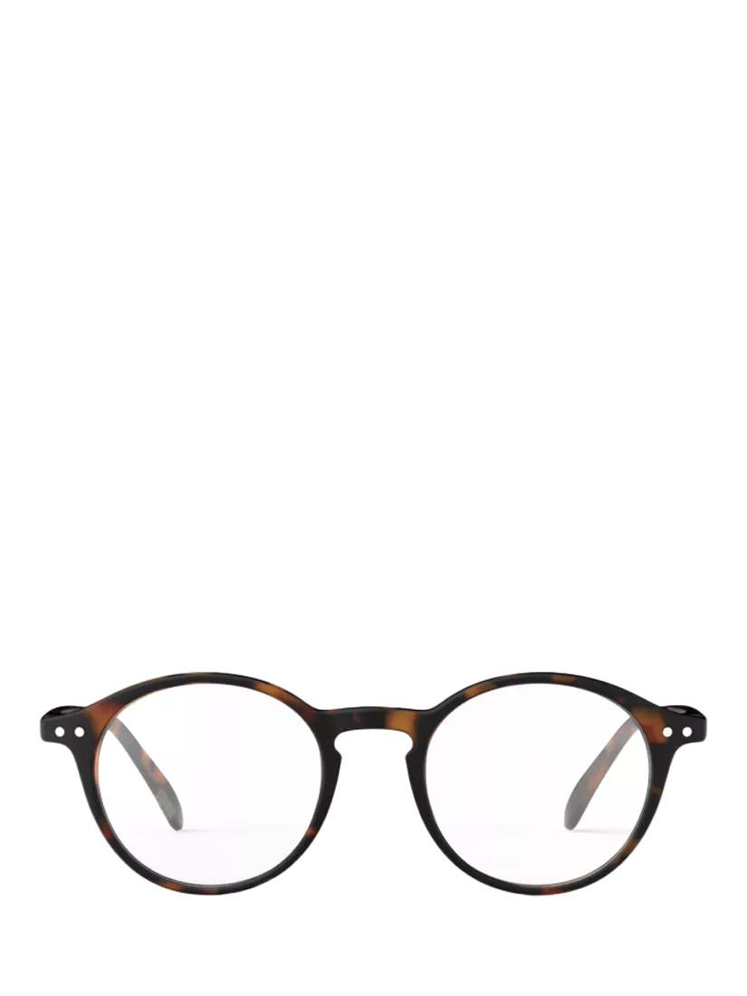 Soft tortoise reading glasses with flexible arms by IZIPIZI, UK version