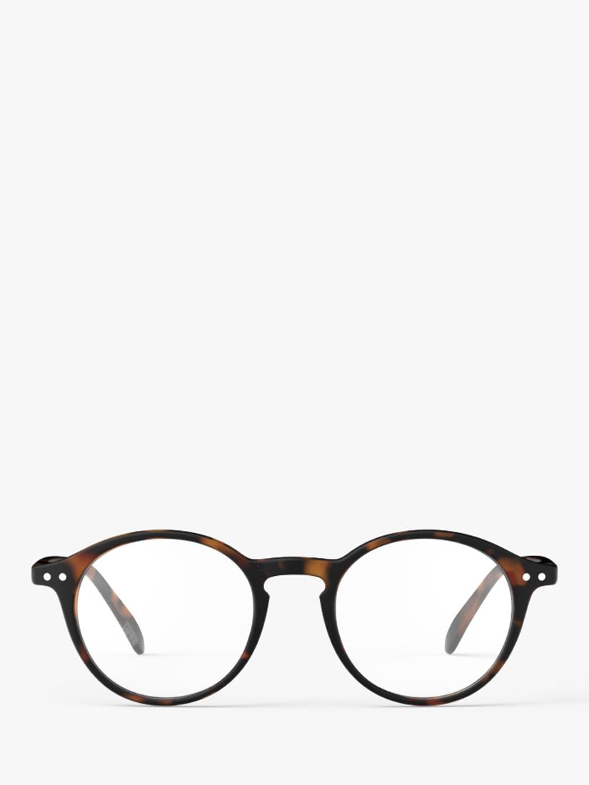 Soft tortoise reading glasses with flexible arms by IZIPIZI, UK version
