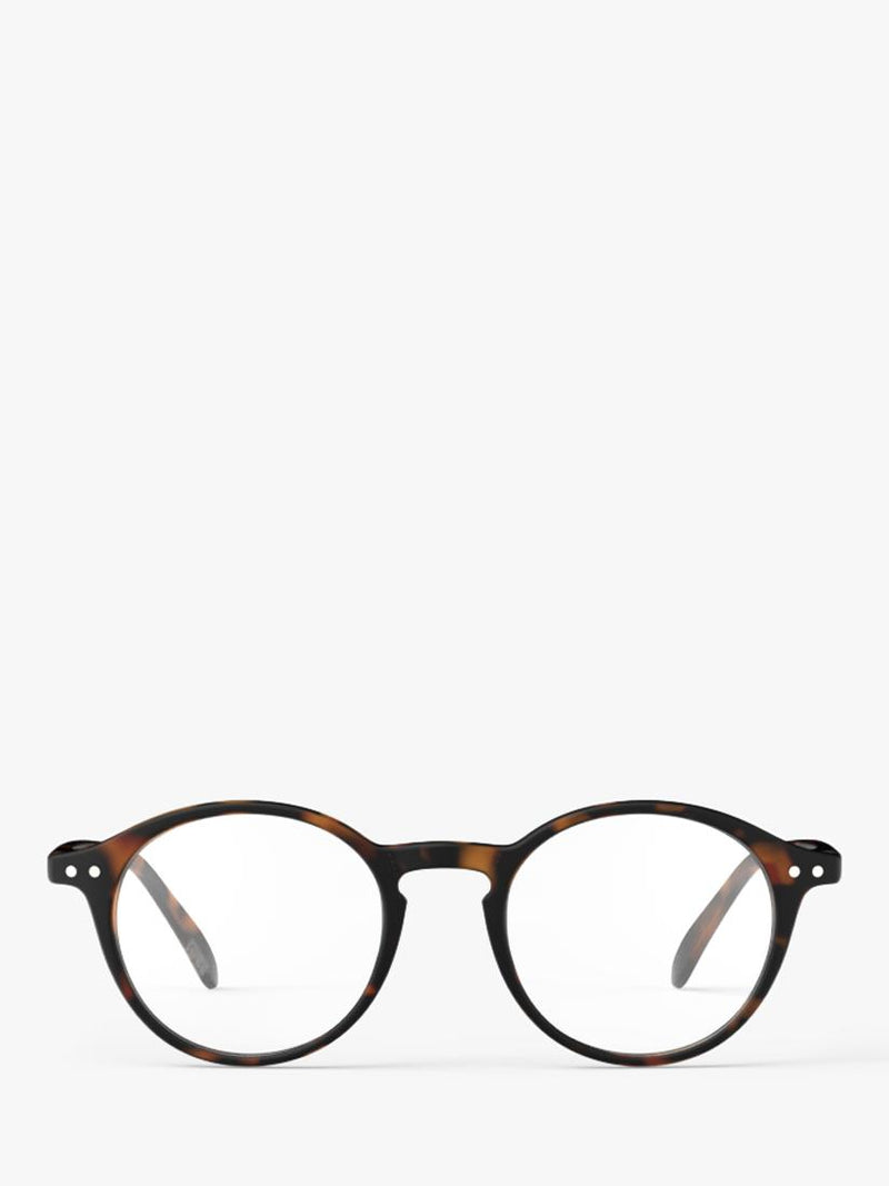 Soft tortoise reading glasses with flexible arms by IZIPIZI, UK version