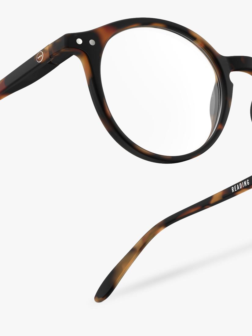 Soft tortoise reading glasses with flexible arms by IZIPIZI, UK version