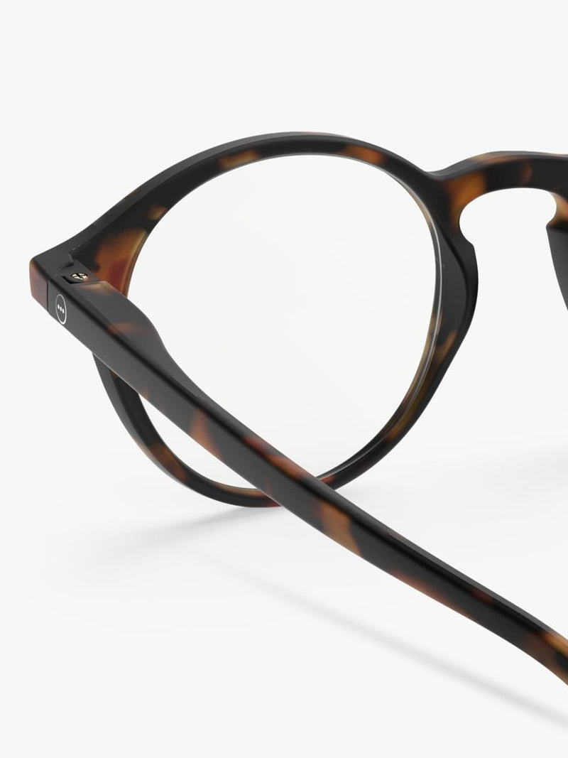 Soft tortoise reading glasses with flexible arms by IZIPIZI, UK version