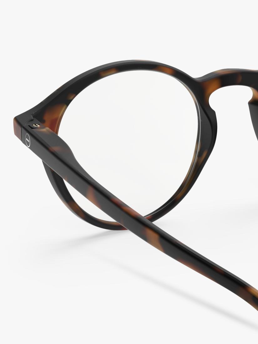 Soft tortoise reading glasses with flexible arms by IZIPIZI, UK version