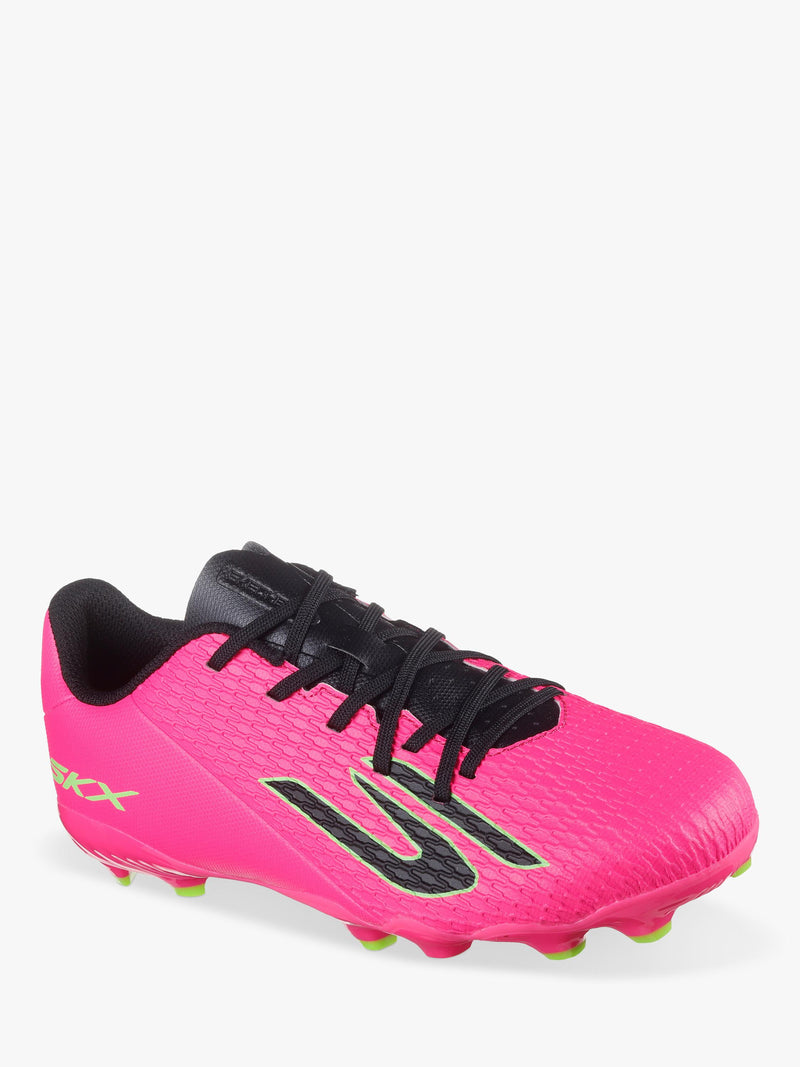 Skechers SKX_2 youth football boots pink and black, UK version