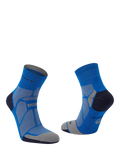 Hilly ankle running socks Cobalt/Iron, UK version