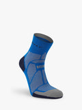 Hilly ankle running socks Cobalt/Iron, UK version