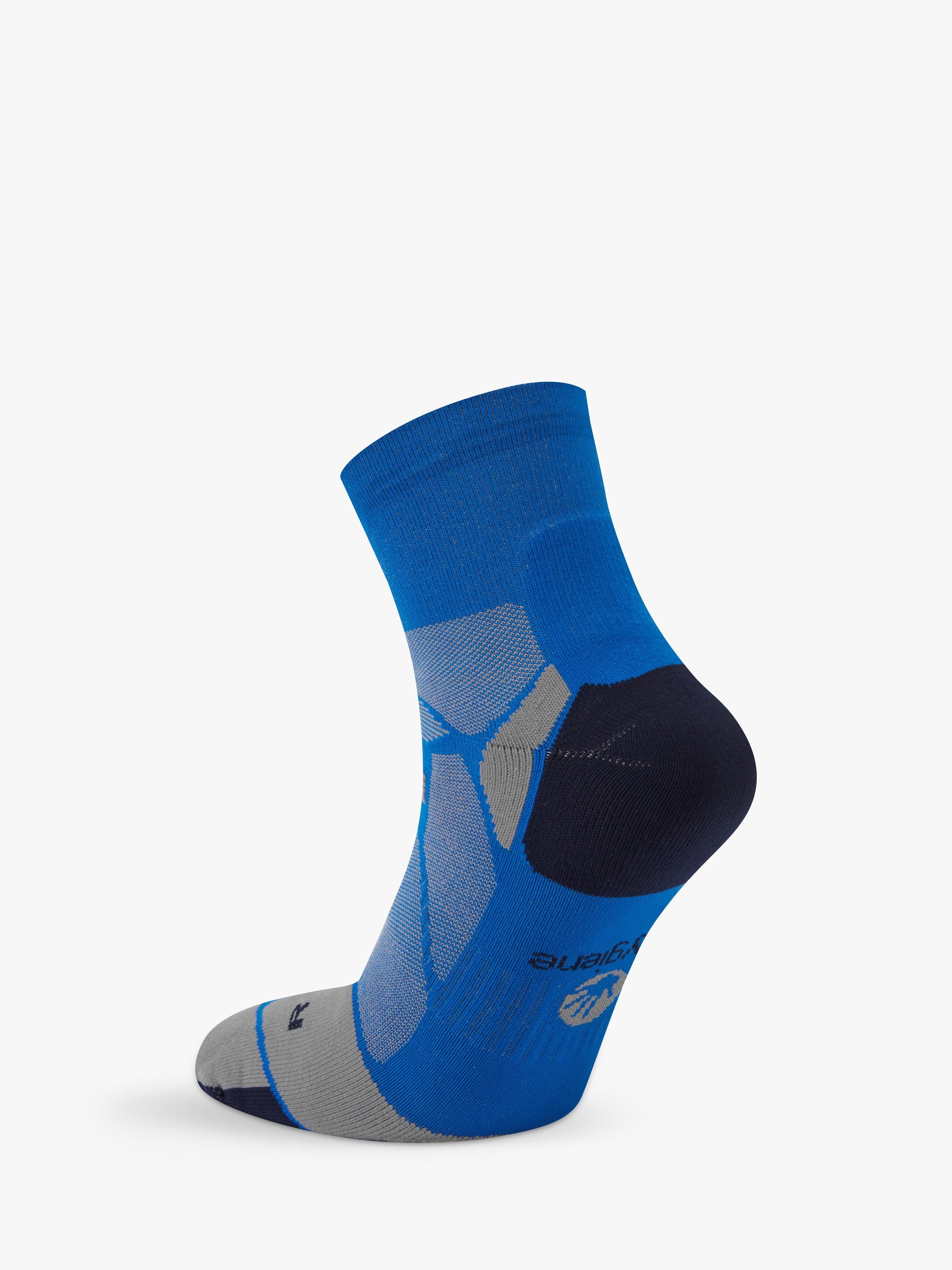 Hilly ankle running socks Cobalt/Iron, UK version