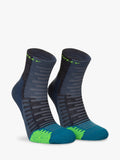 Hilly ankle running socks denim teal - British product