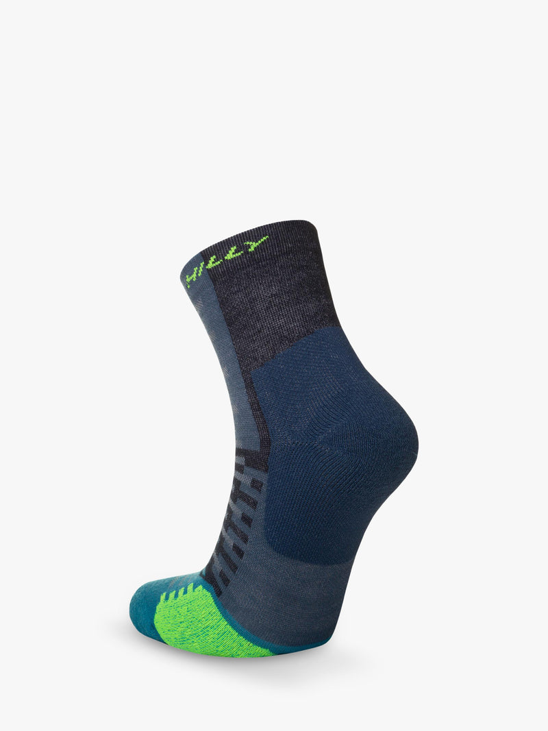 Hilly ankle running socks denim teal - British product