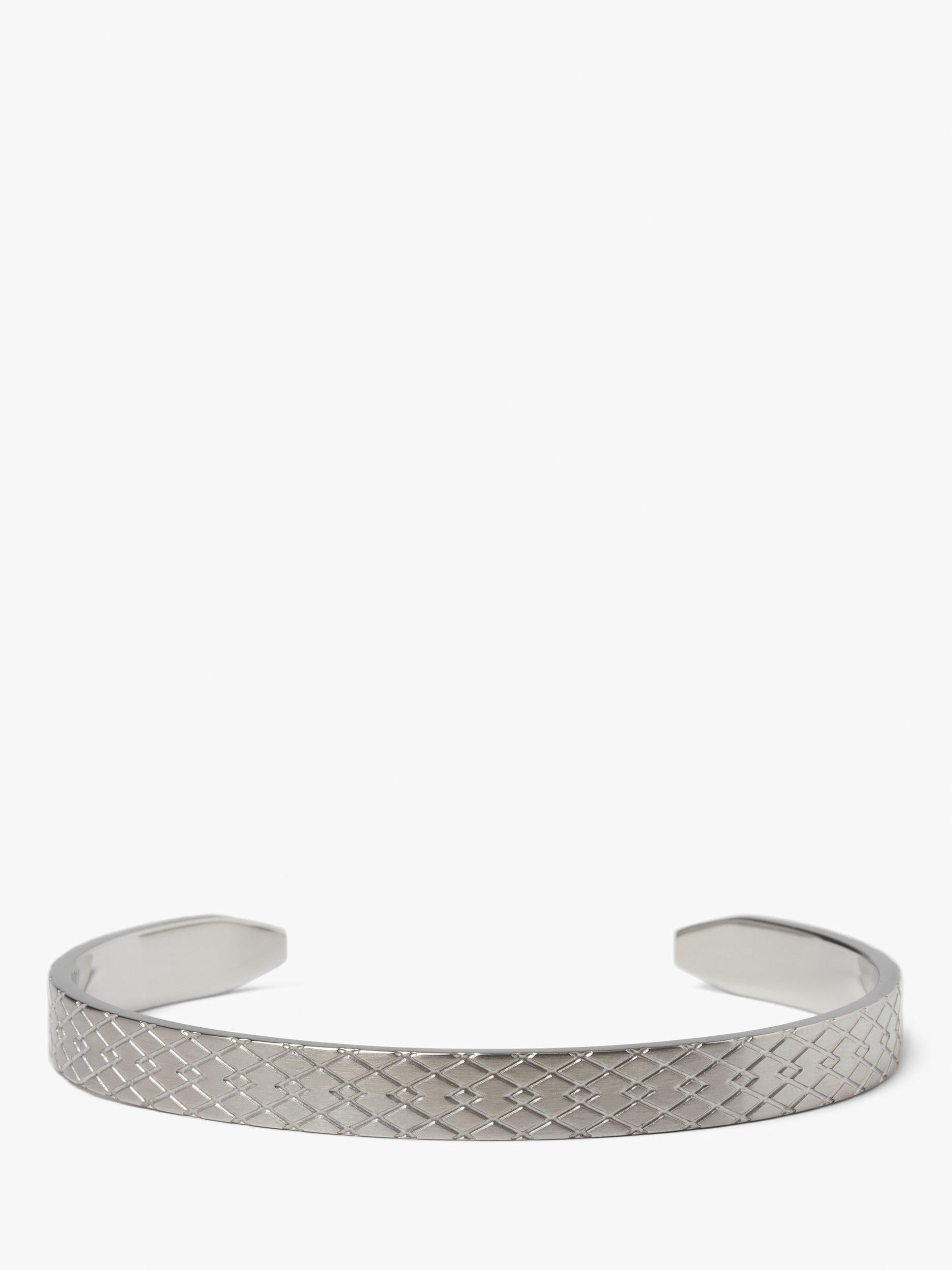 Simon Carter Zennor stainless steel bangle 7x17cm, imported from the UK