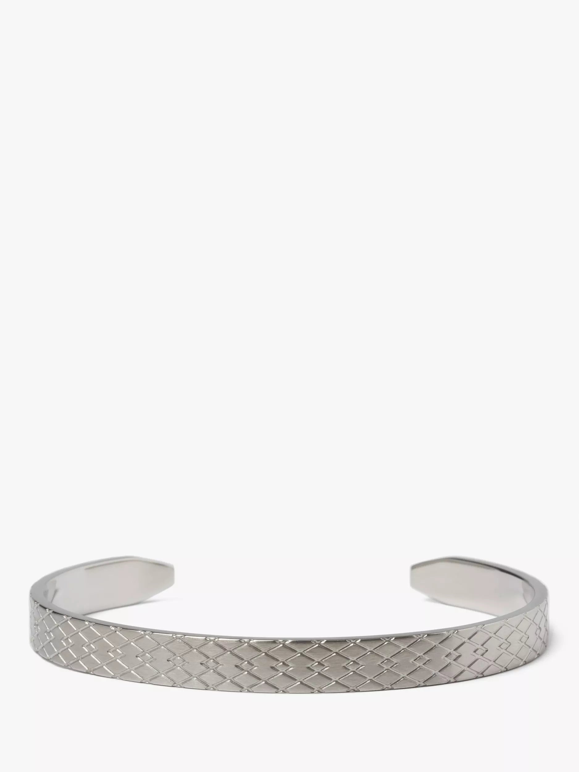 Simon Carter Zennor stainless steel bangle 7x17cm, imported from the UK