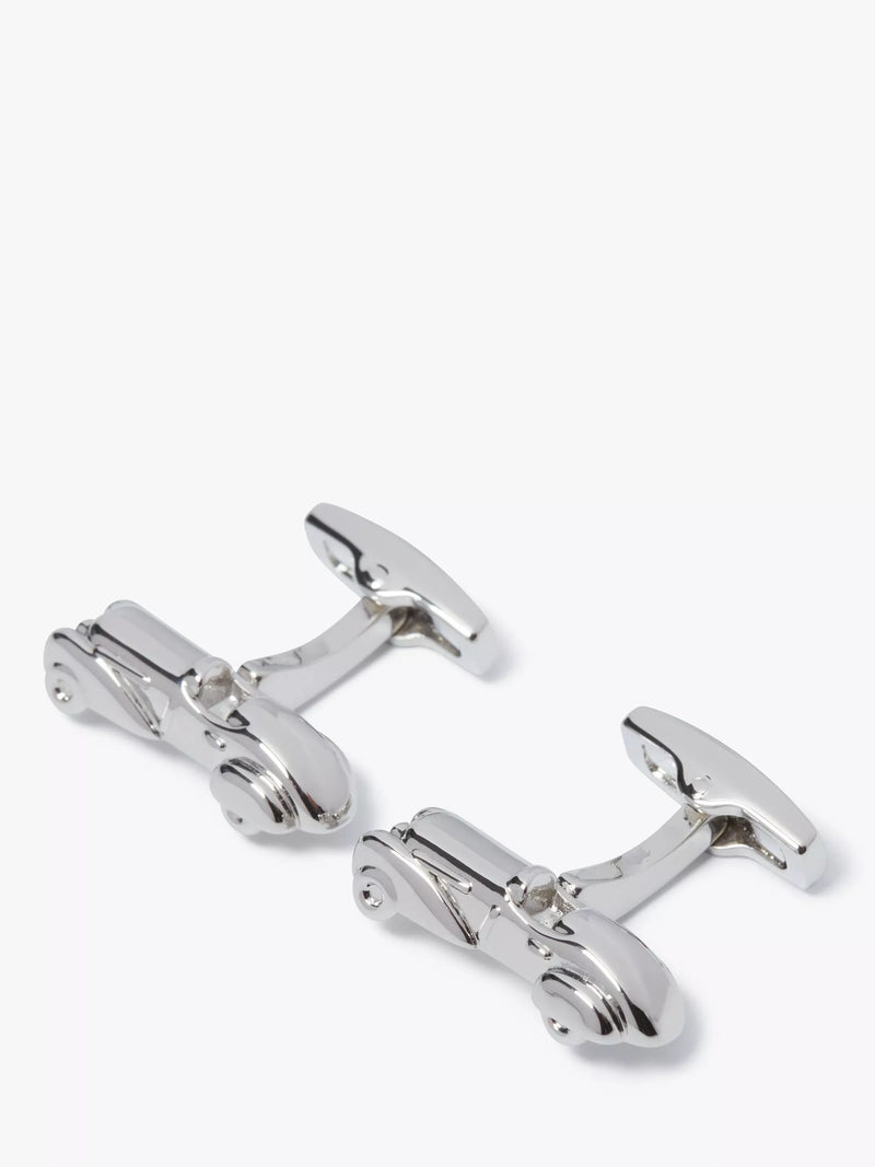 Simon Carter vintage car cufflinks silver - British product