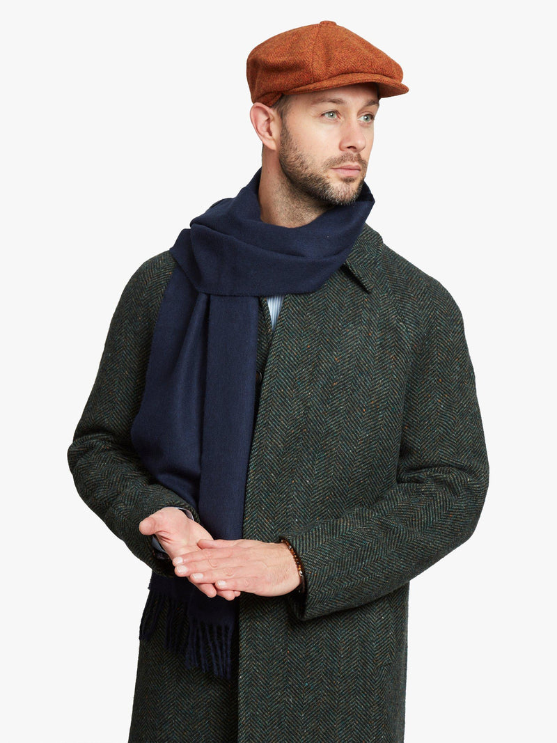 Simon Carter herringbone baker boy cap, imported from the UK