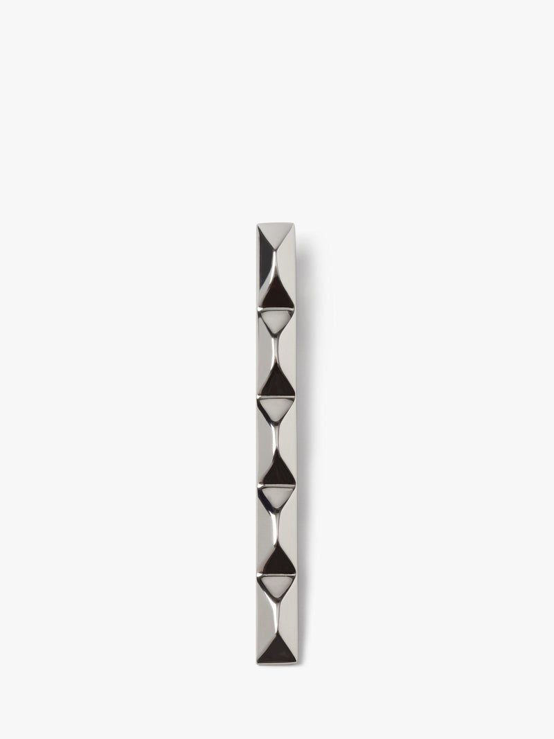 Simon Carter faceted tie slide silver tone (British brand)