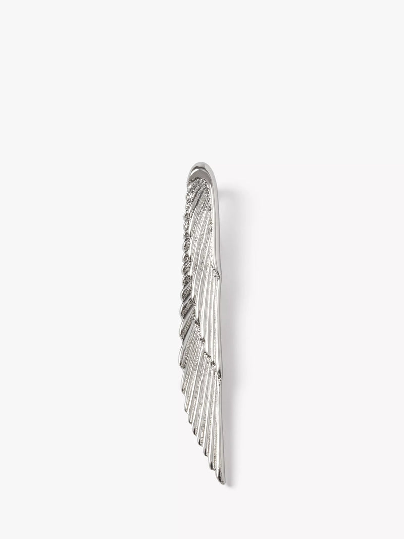 Simon Carter wing tie slide rhodium plated brass - British product