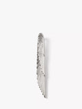 Simon Carter wing tie slide rhodium plated brass - British product