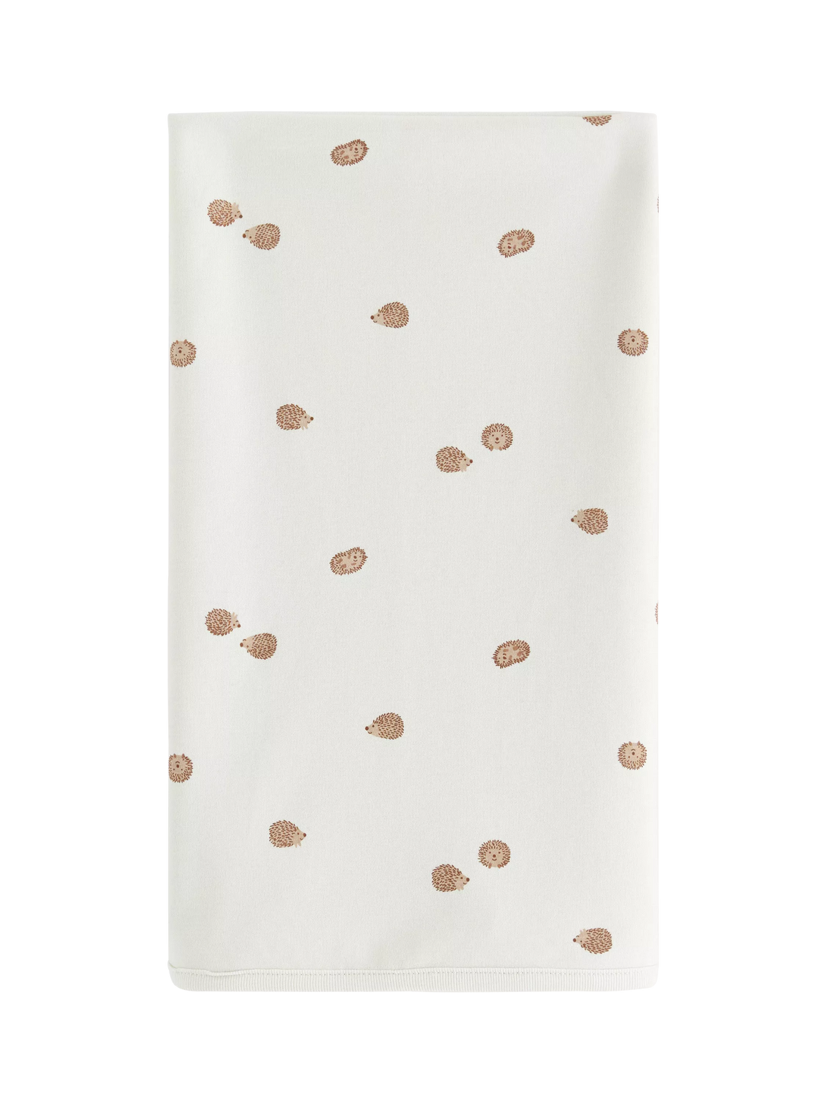 Lindex baby cotton hedgehog print shawl light dusty green, imported from the UK