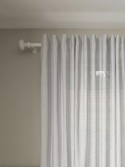 John Lewis John Lewis Ladder Stitch Hidden Tab Voile Curtain Panel - اشترِ عبر الإنترنت من McGrocer