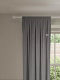 John Lewis Linen Polyester Blend Slot Top Voile Panel, 183cm x 140cm