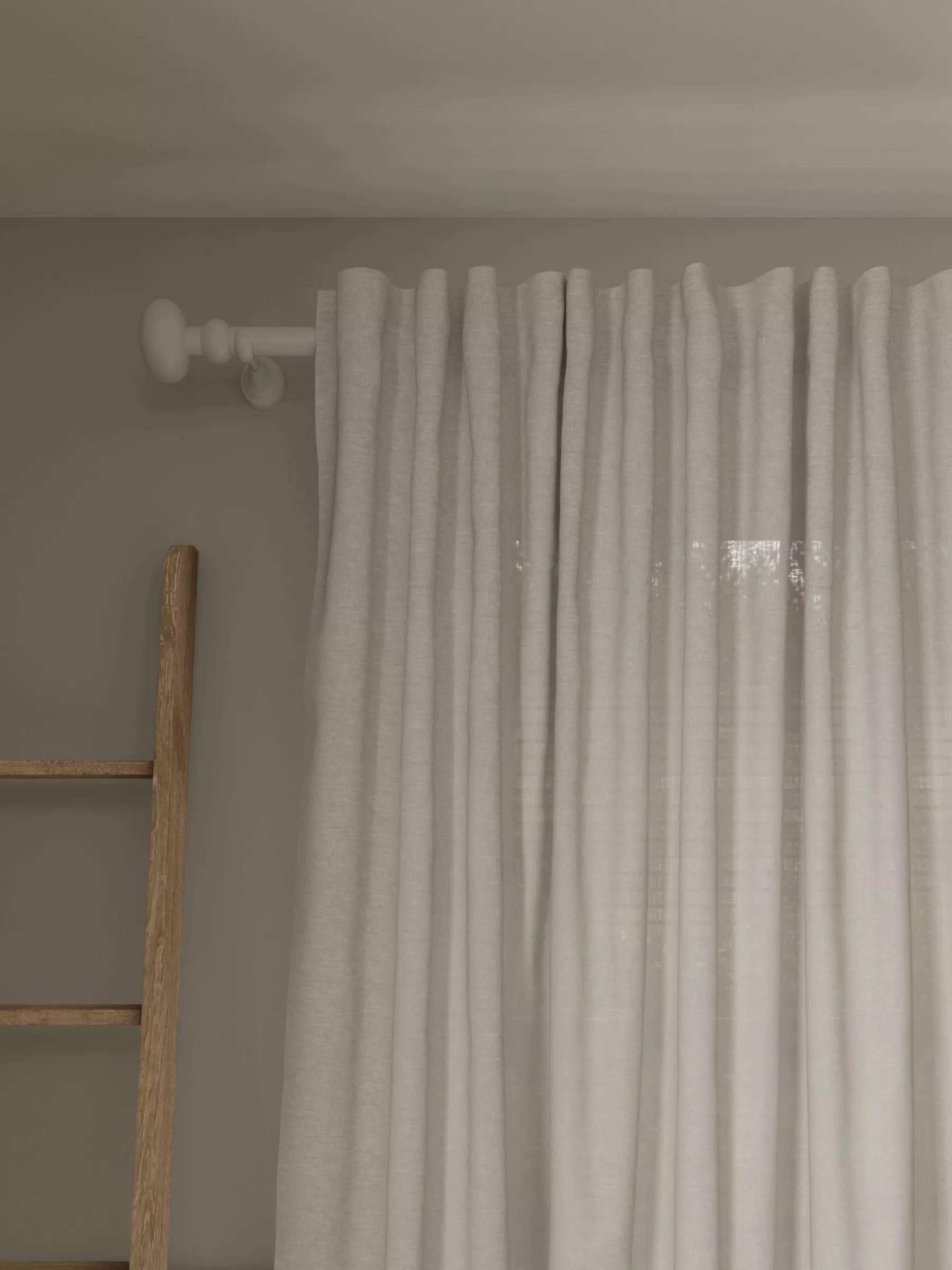 John Lewis cotton linen voile panel 229x140cm, imported from the UK
