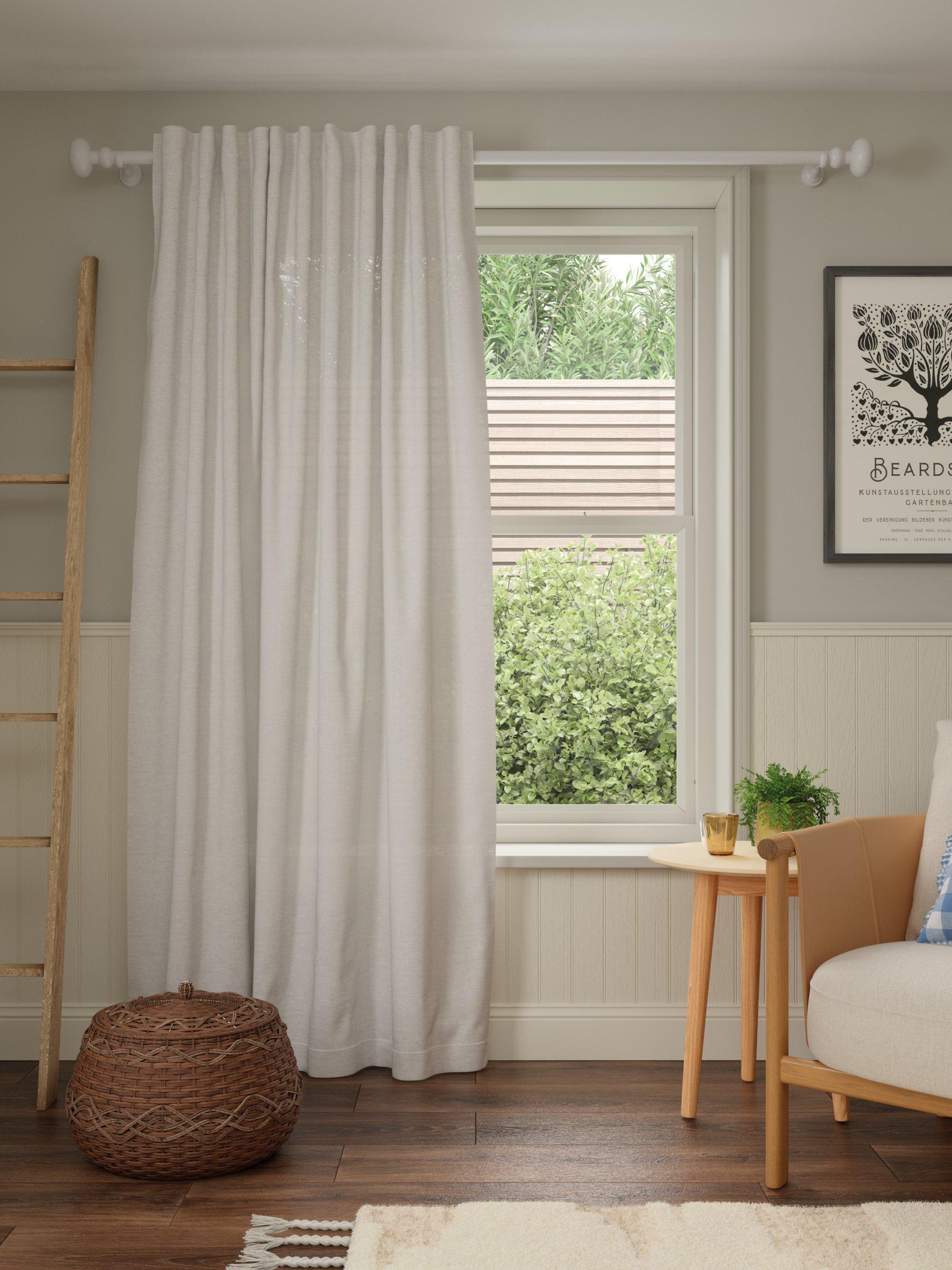 John Lewis cotton linen voile panel 229x140cm, imported from the UK