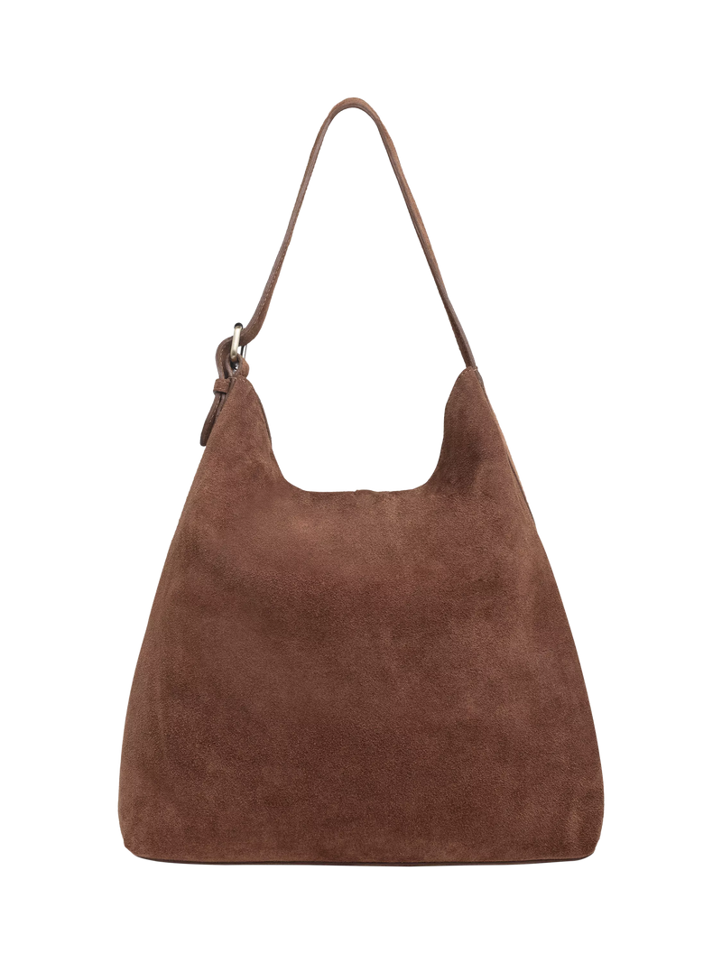 Celtic & Co. slouchy suede shoulder bag cognac (British brand)