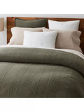 West Elm Organic Cotton Cloud Jersey Textured Bedding Pillowcase, 76x51cm
