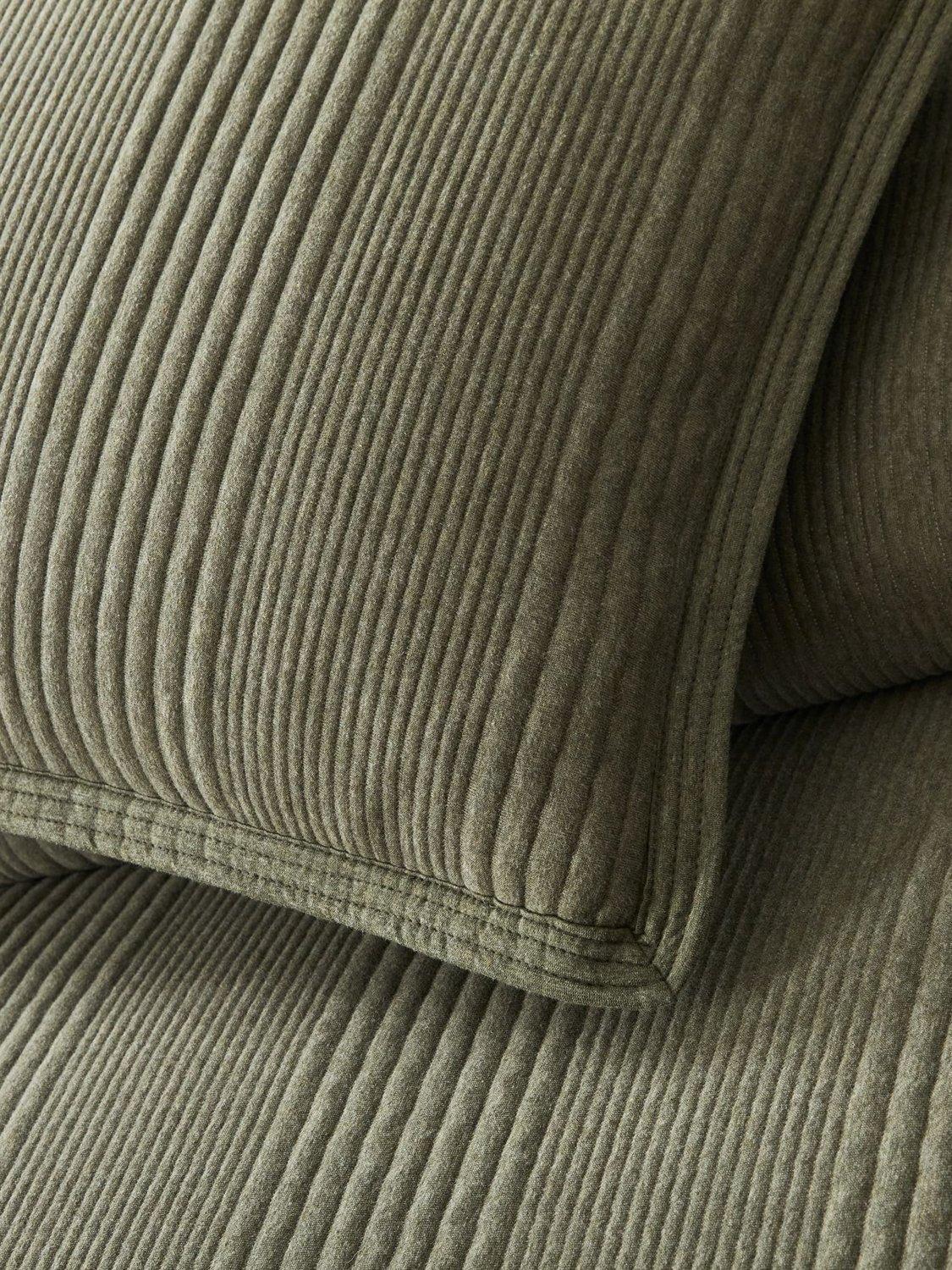 West Elm organic cotton pillowcase, jersey textured, standard size (British brand)