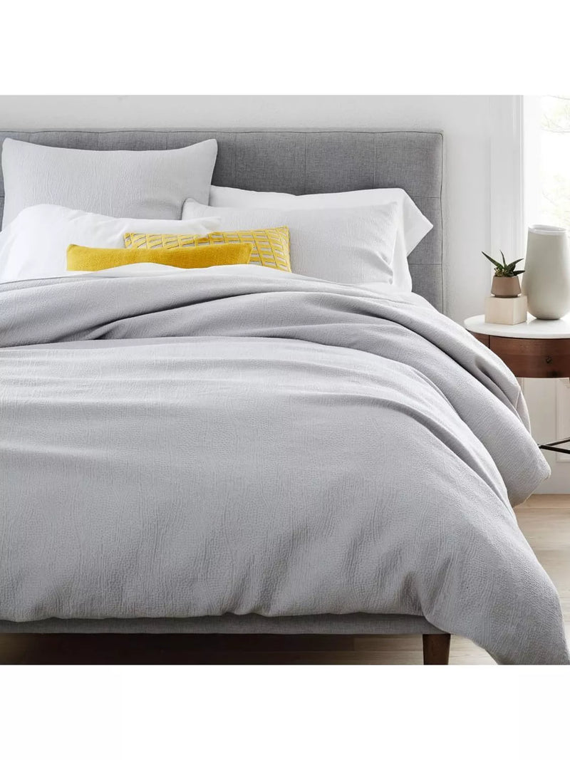 West Elm Cotton Blend Matelasse Textured Bedding with TENCEL Lyocell